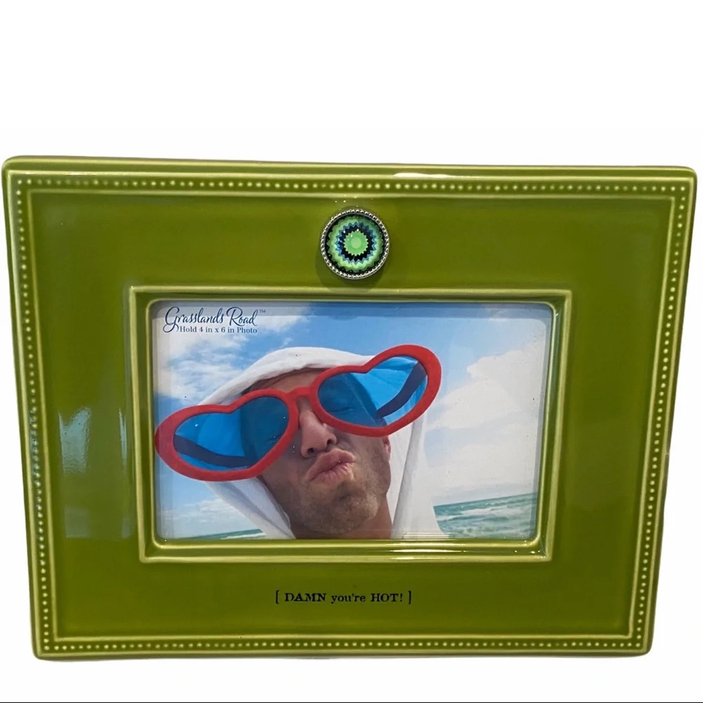 NWT Damn You’re Hot Funny Photo Picture Frame 4x6 Anniversary Gift Boyfriend